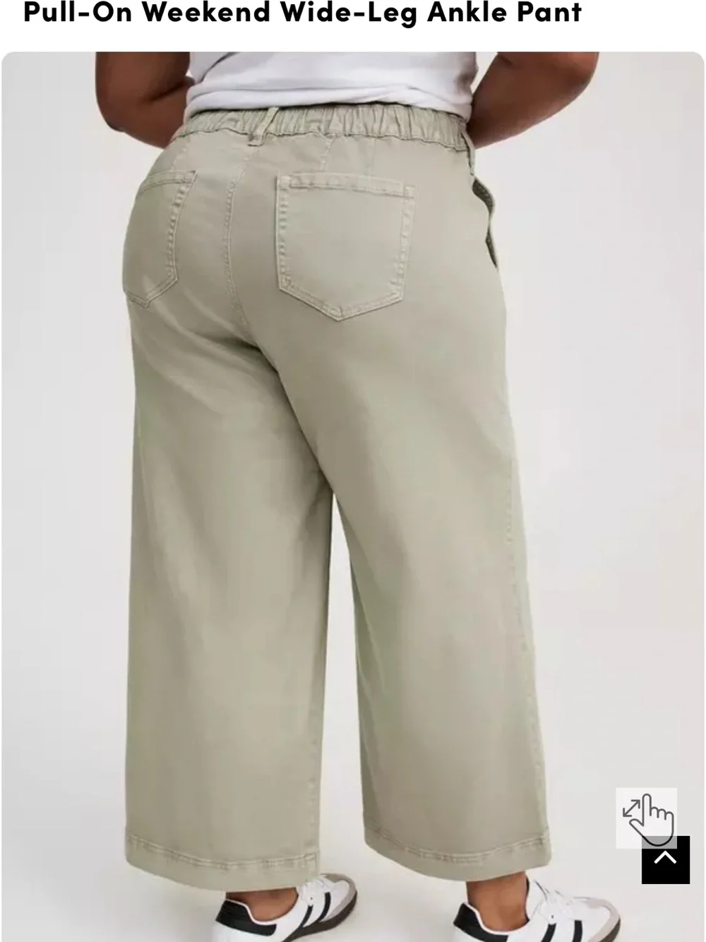 Torrid Pull-On Weekend Wide-Leg Ankle Pant size 2